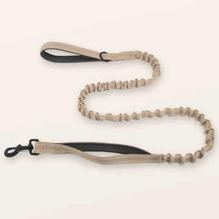 SafeWalk shock-absorbing bungee leash - Beige