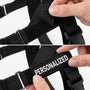 SafeWalk removable personalized name patch close-up