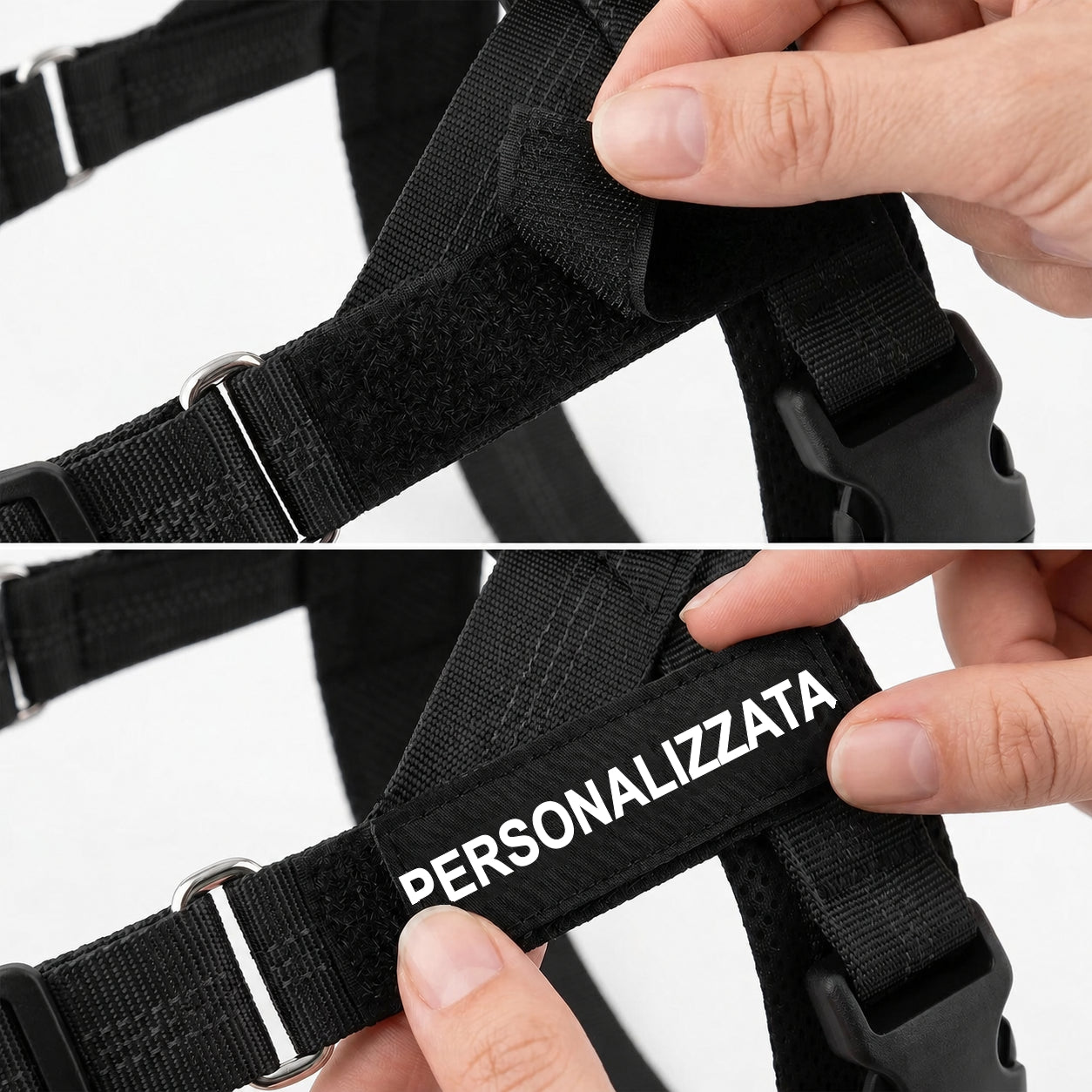 Targhetta personalizzata rimovibile della pettorina SafeWalk