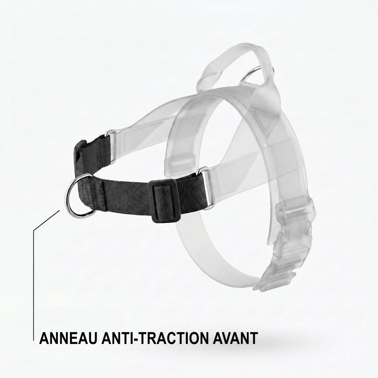 Anneau anti-traction avant du harnais SafeWalk